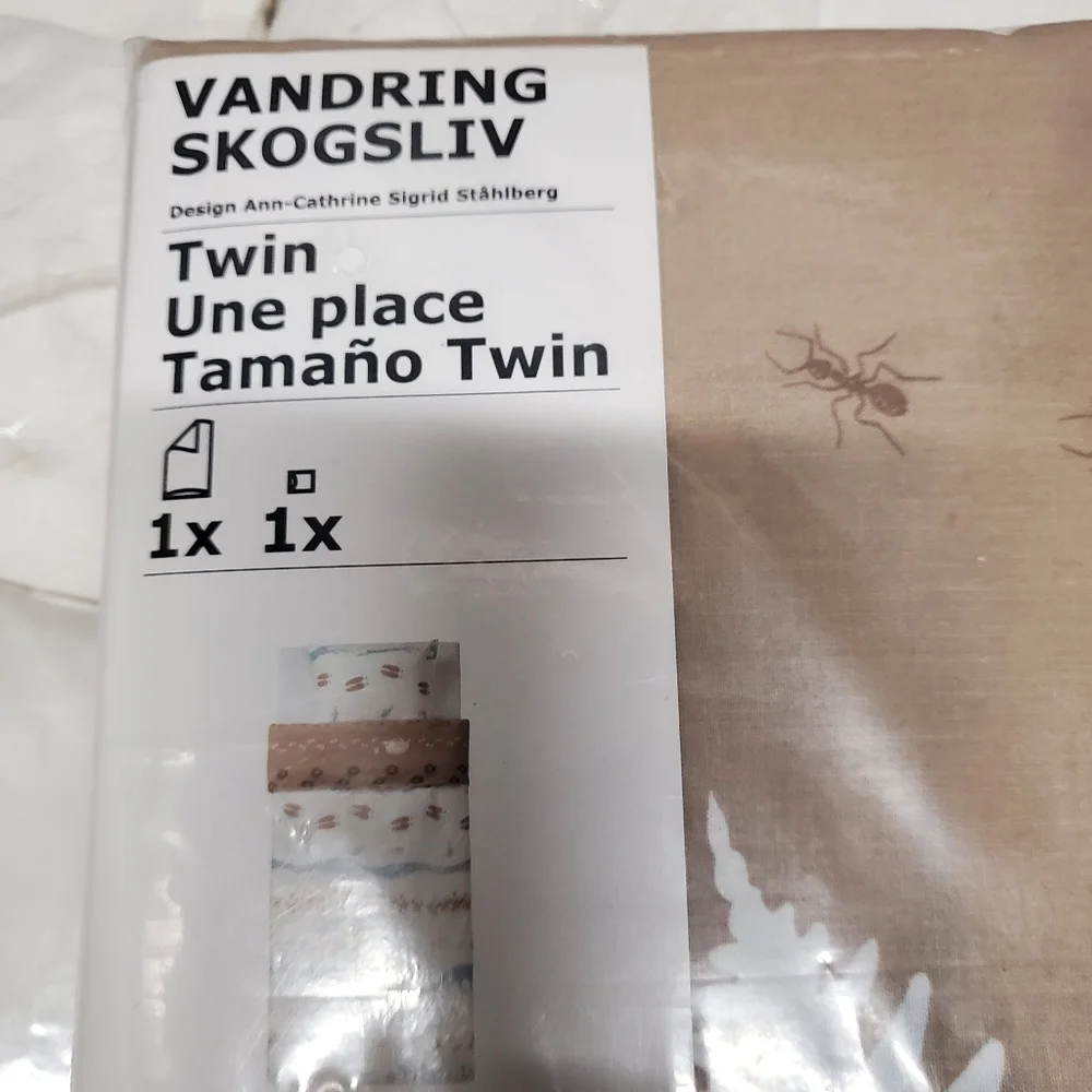 Ikea VANDRING SKOGSLIV kids Twin duvet